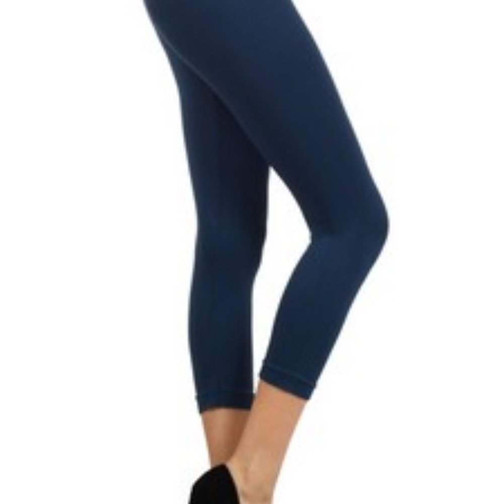 Denim Capri Leggings~One Size
